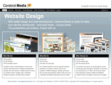 Tablet Screenshot of cerebralmedia.com
